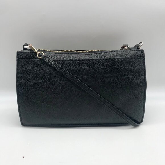 Brighton Black Pebbled Leather Preety Tough Rox Crossbody - Picture 2 of 12